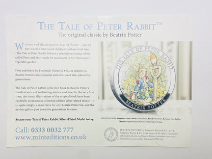 The Tail Of Peter Rabbit Commemorative Medal Collection