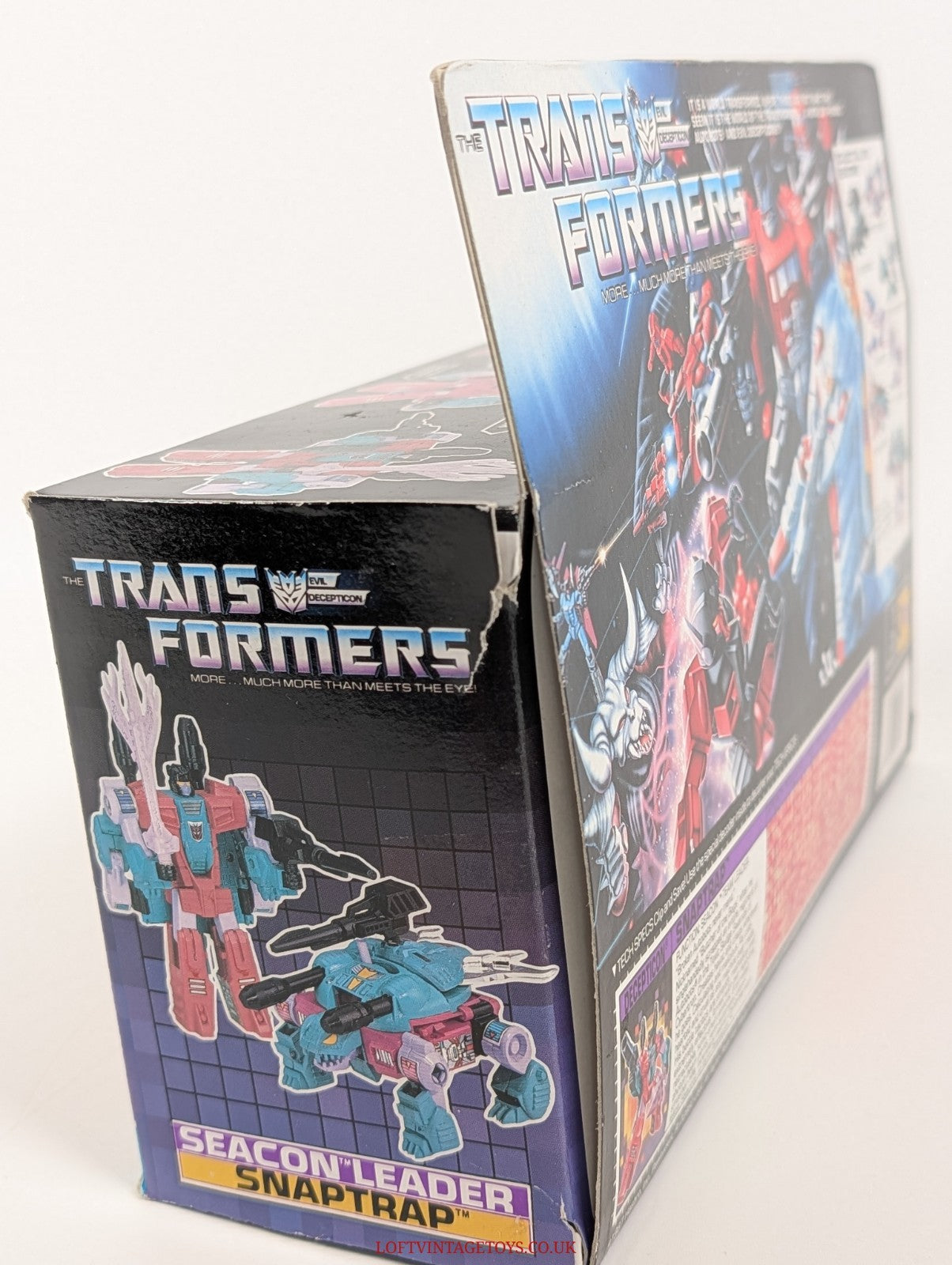 Hasbro vintage G1 Transformers Seacon Decepticon Leader Snaptrap