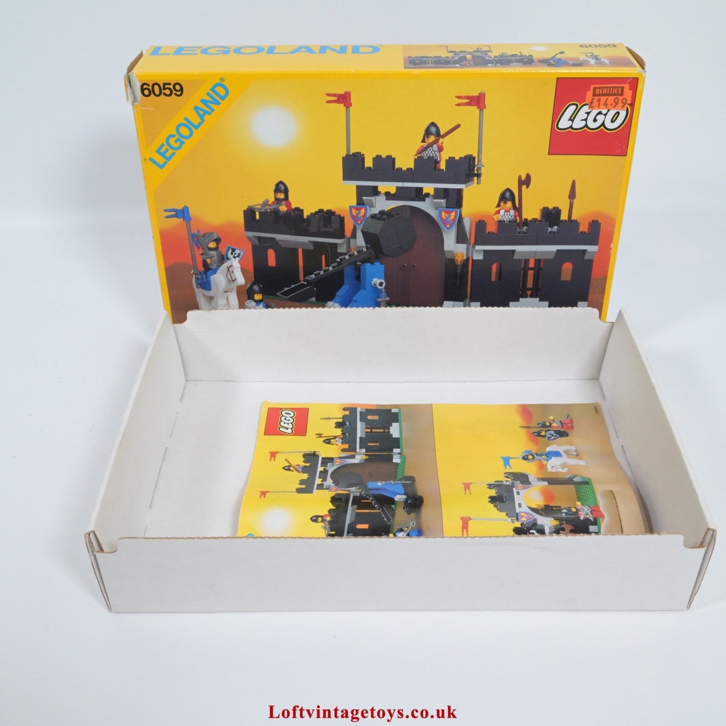 6059 LEGO Black Knights Knight's Stronghold - Near Complete