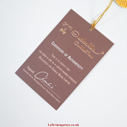 Charlie Bears Isabelle Collection Pierre Panda Bear, LE of 300 -SJ 3993B