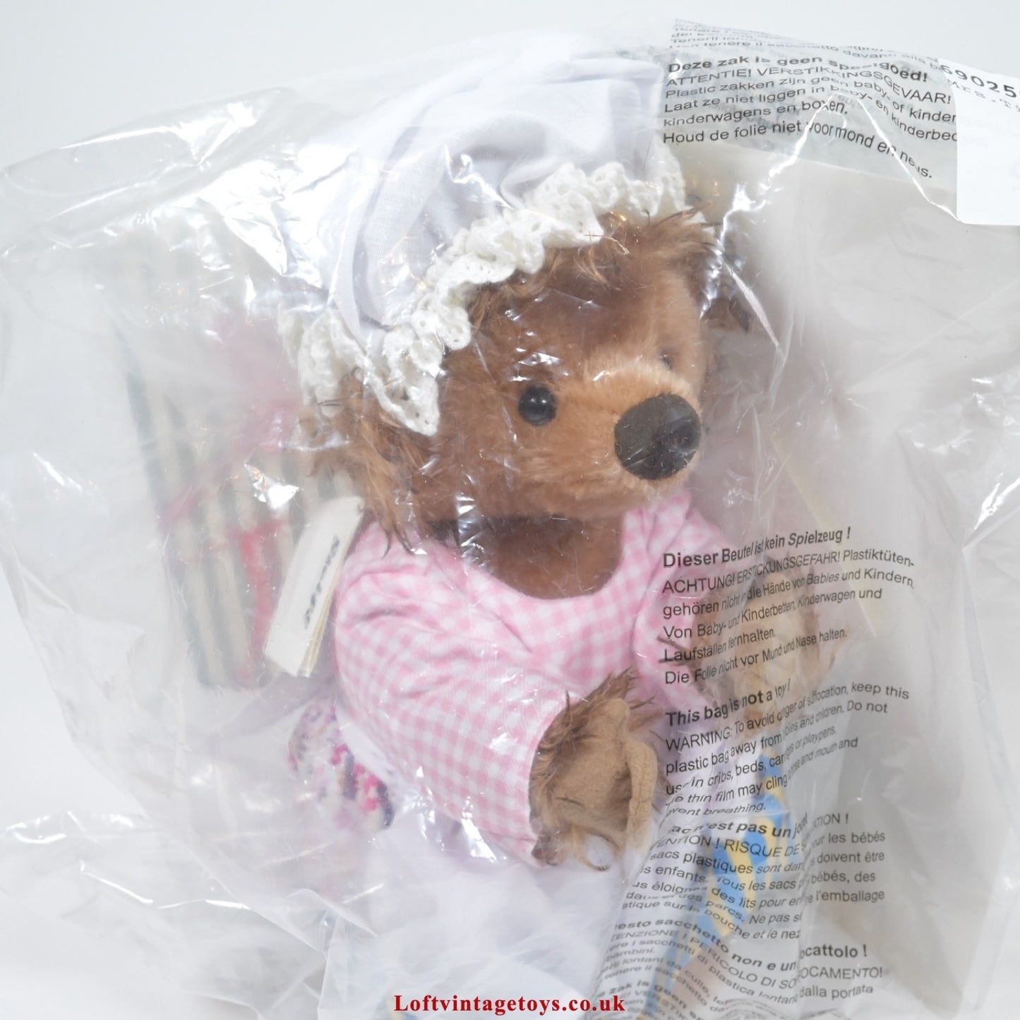 Steiff Mrs. Tiggy Winkle,  Ltd Ed of 5,000, New in Sealed Bag -  690259