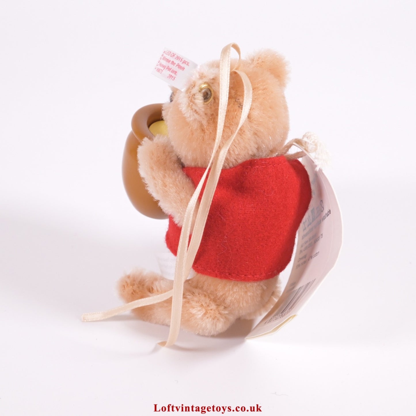 Steiff Winnie The Pooh With Honey Pot Ornament - 682933