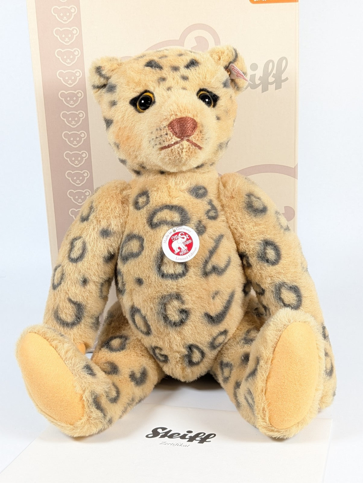 Steiff Leopard Teddy Bear, Ltd Ed - 420696