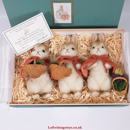 R John Wright  Beatrix Potter Flopsy, Mopsy & Cottontail, Ltd Ed of 500