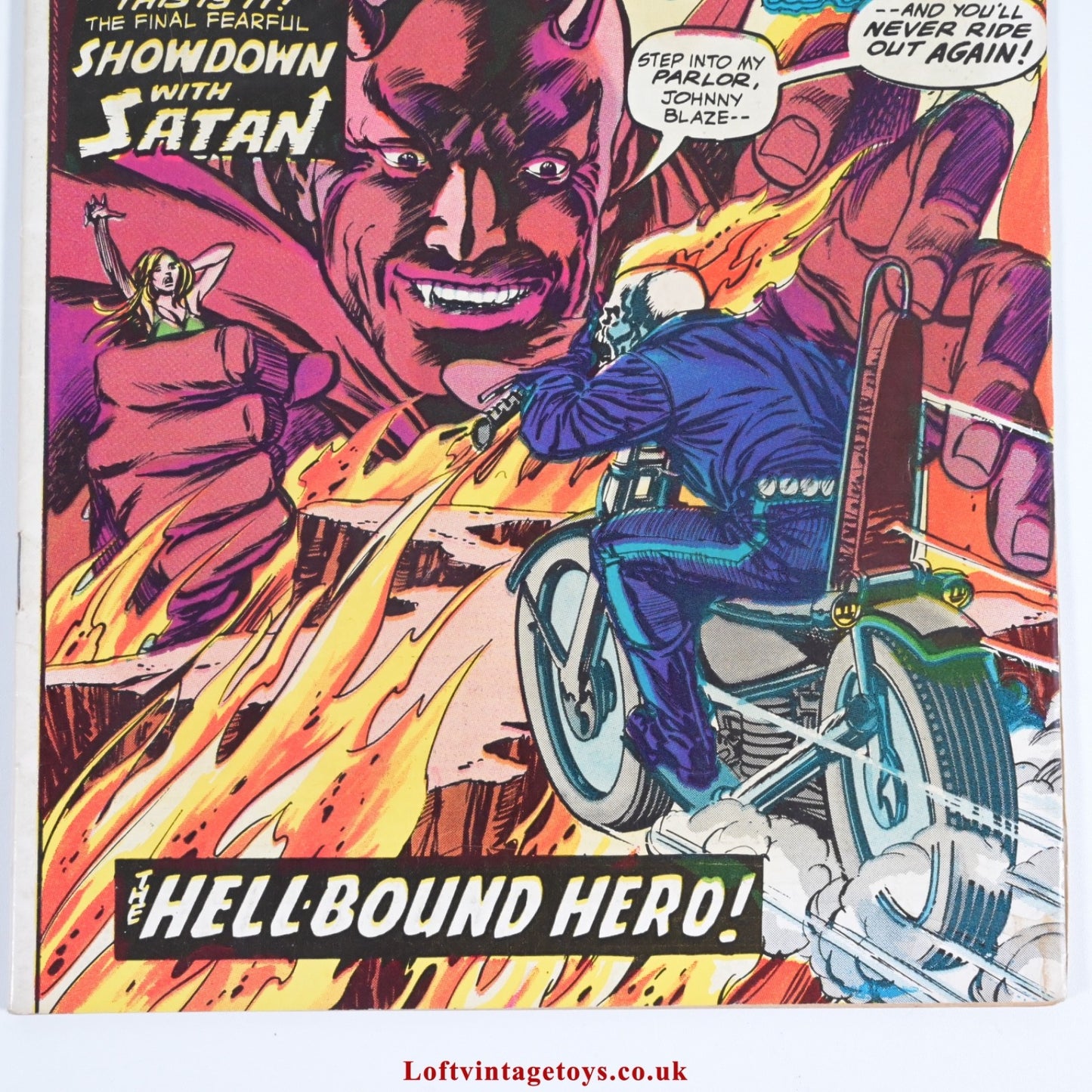 Ghost Rider #9 1974 (5.0 - 6.0 Grade) UK price variant