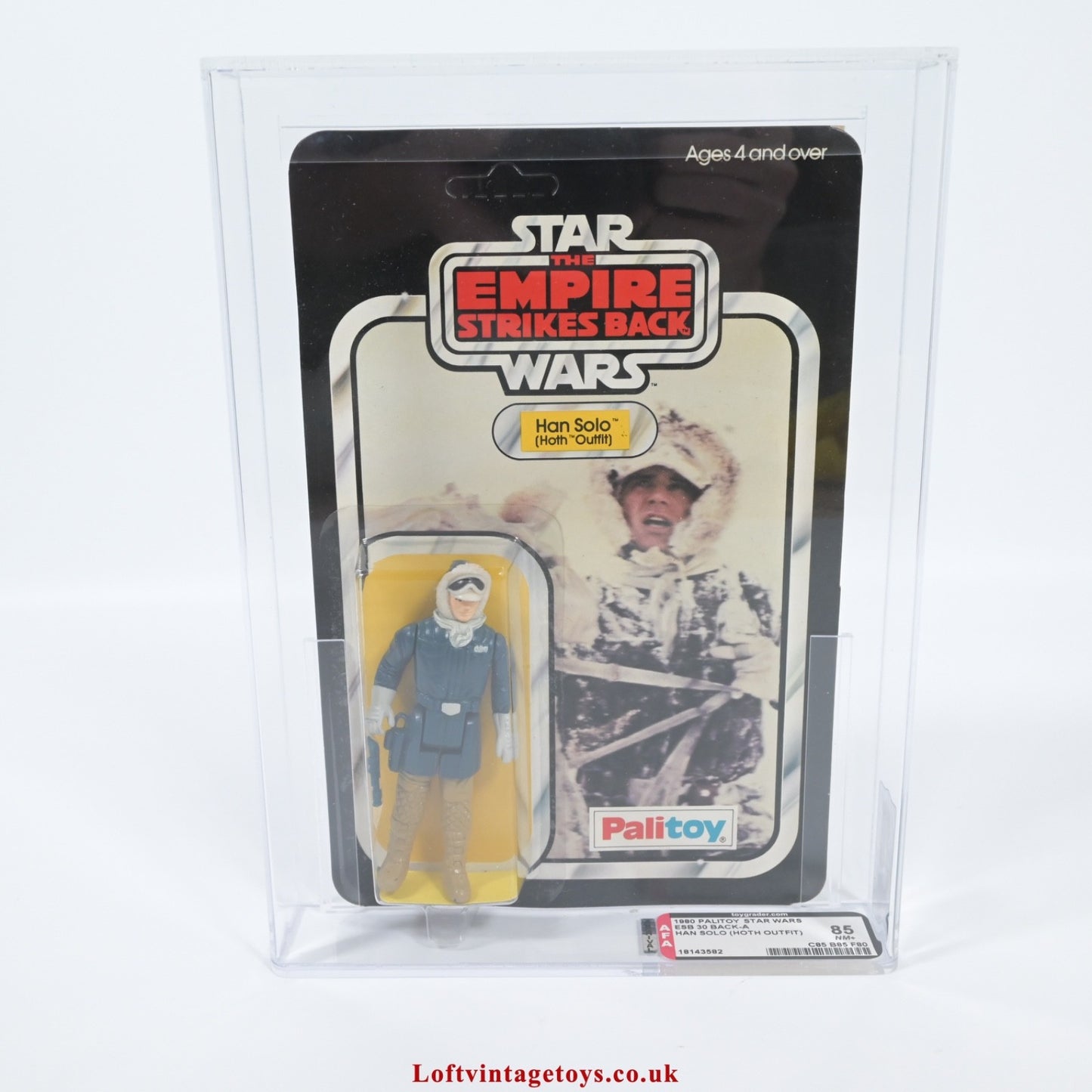 Palitoy Star Wars Action Figure Han Solo (Hoth Outfit) 30A Cardback