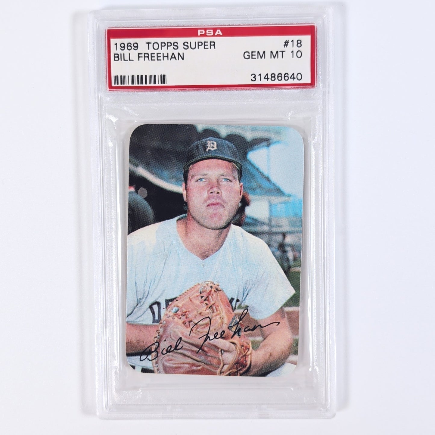 1969 TOPPS SUPER #18 BILL FREEHAN