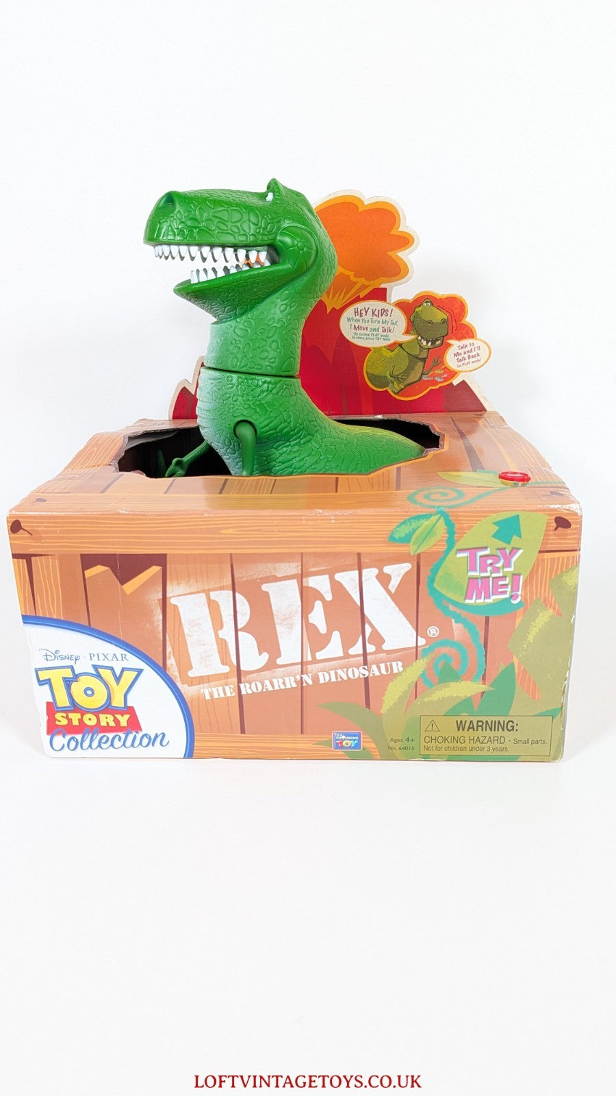 Toy Story Collection Rex The Roarr'n Dinosaur - Sealed
