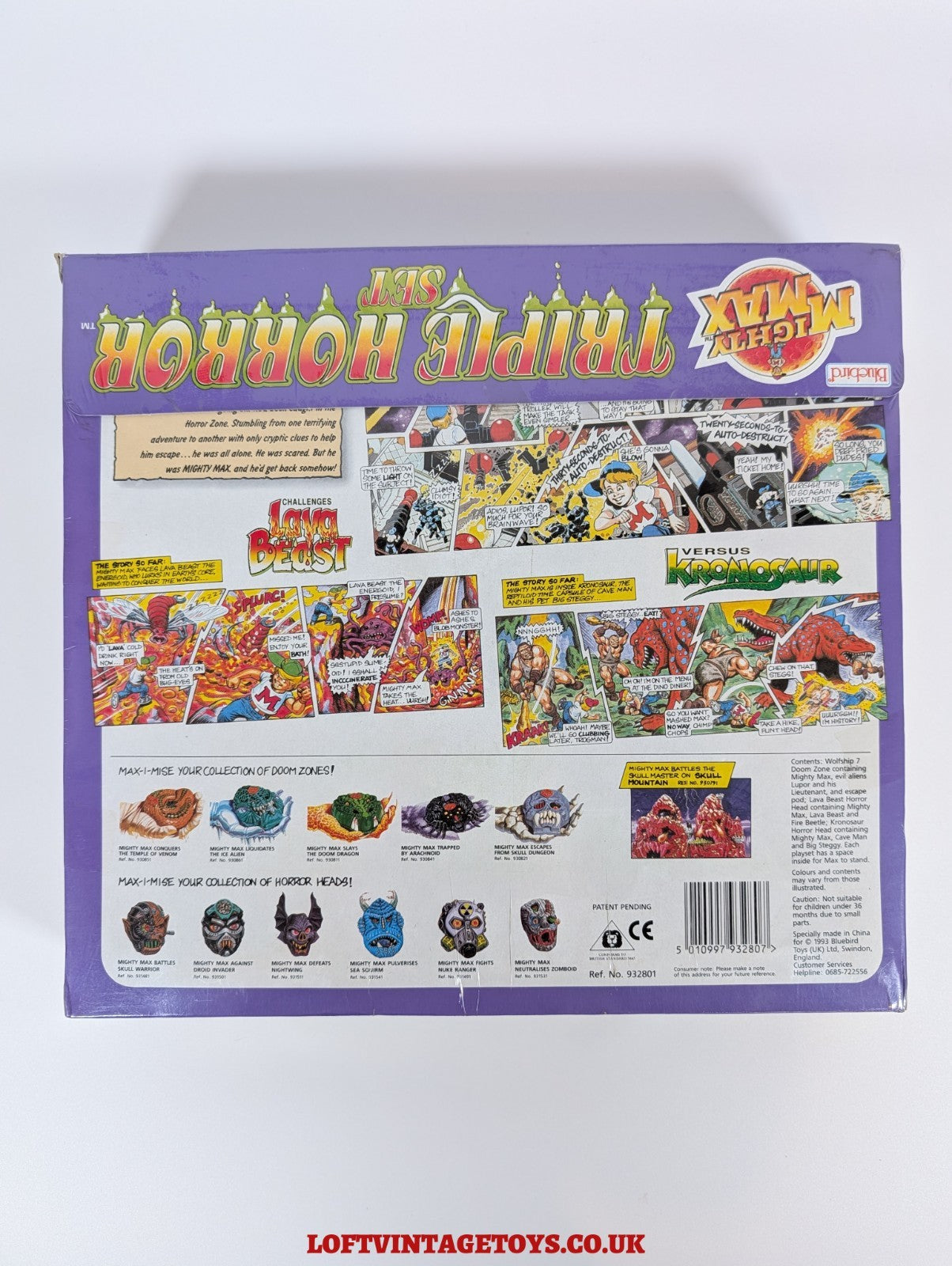 Bluebird Mighty Max Triple Horror Play Set - New & Sealed