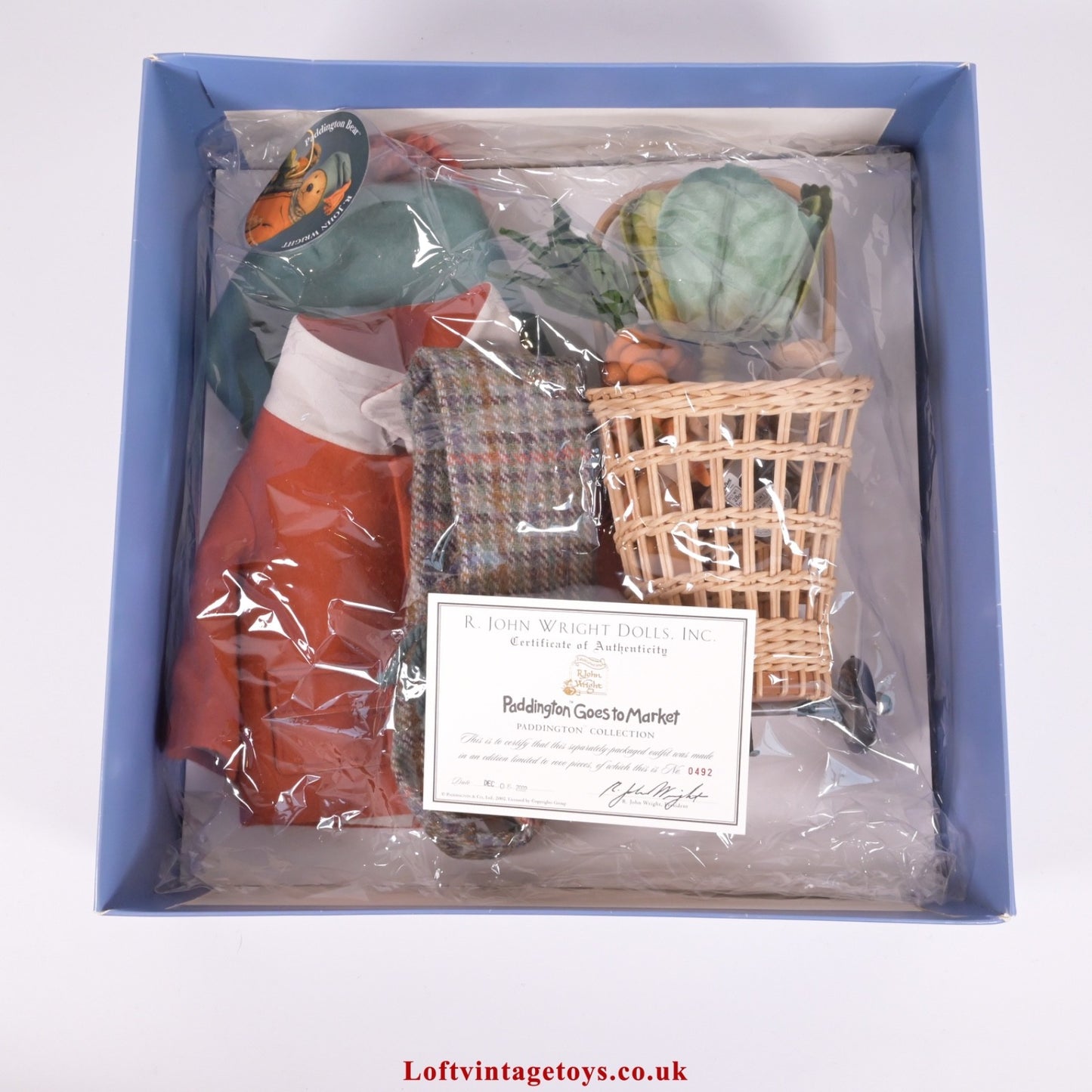 R John Wright Paddington Goes To Market Outfit, Ltd Edition of 1000