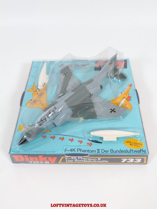 Dinky 733 F-4K German Phantom II Der Bundesluftwaffe Aircraft - Mint