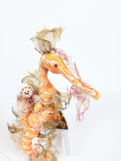 Loris Hancock "Leafy Seadragon With Pearl Collector", OOAK Ltd Ed 1/1