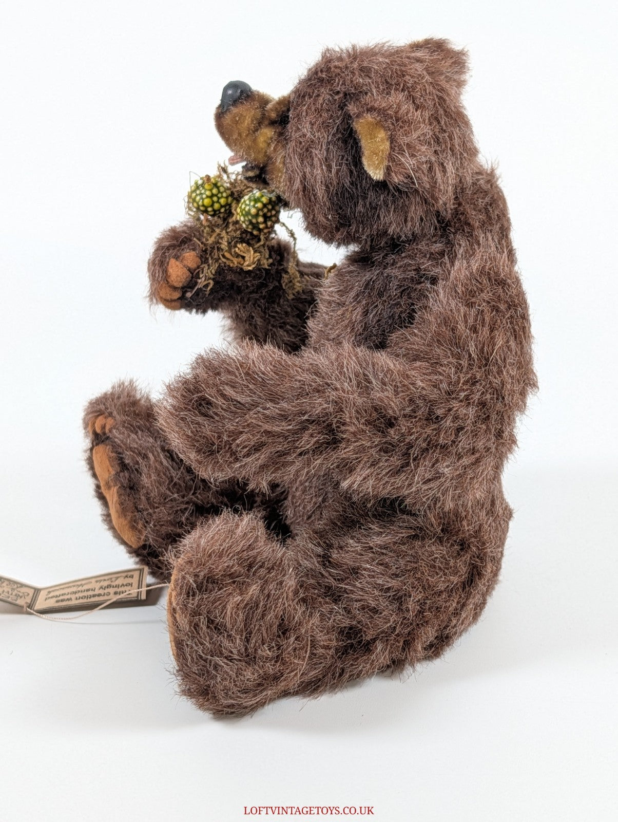 Loris Hancock Brown Grizzly With Berries - OOAK Ltd Ed 1/1