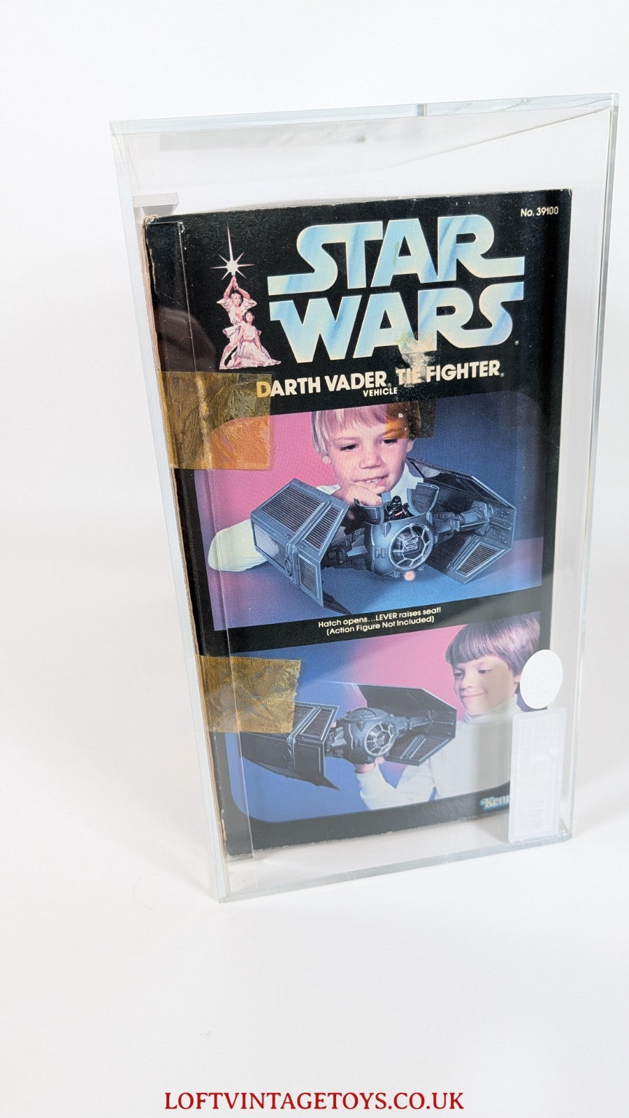 Kenner Star Wars Vintage Darth Vader Tie Fighter MIB UKG Graded 80%