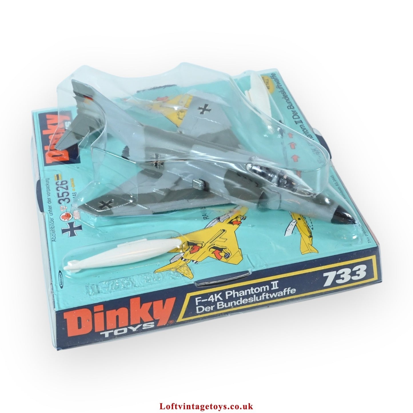 Dinky 733 F-4K Phantom II Aircraft / Der Bundesluftwaffe - Mint/New