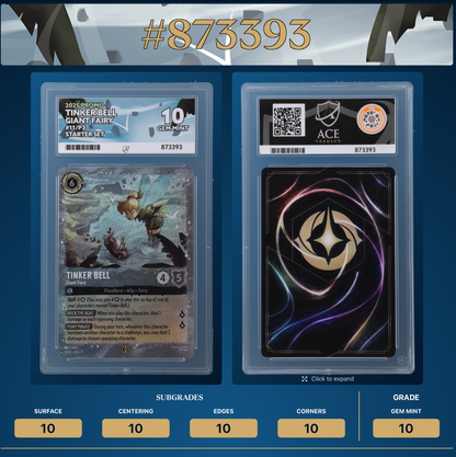 2025 DISNEY LORCANA EN P3-PROMO #11 TINKER BELL - GIANT FAIRY ACE 10