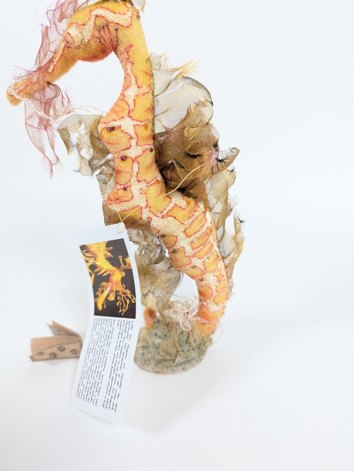 Loris Hancock "Leafy Seadragon With Pearl Collector", OOAK Ltd Ed 1/1