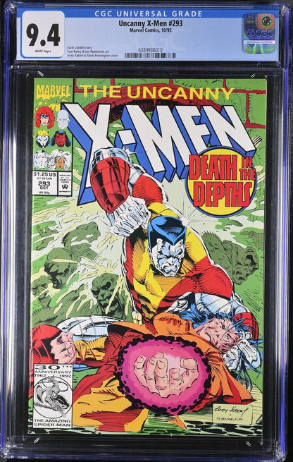 Uncanny X-Men 293 10/92 Marvel Comics CGC 9.4