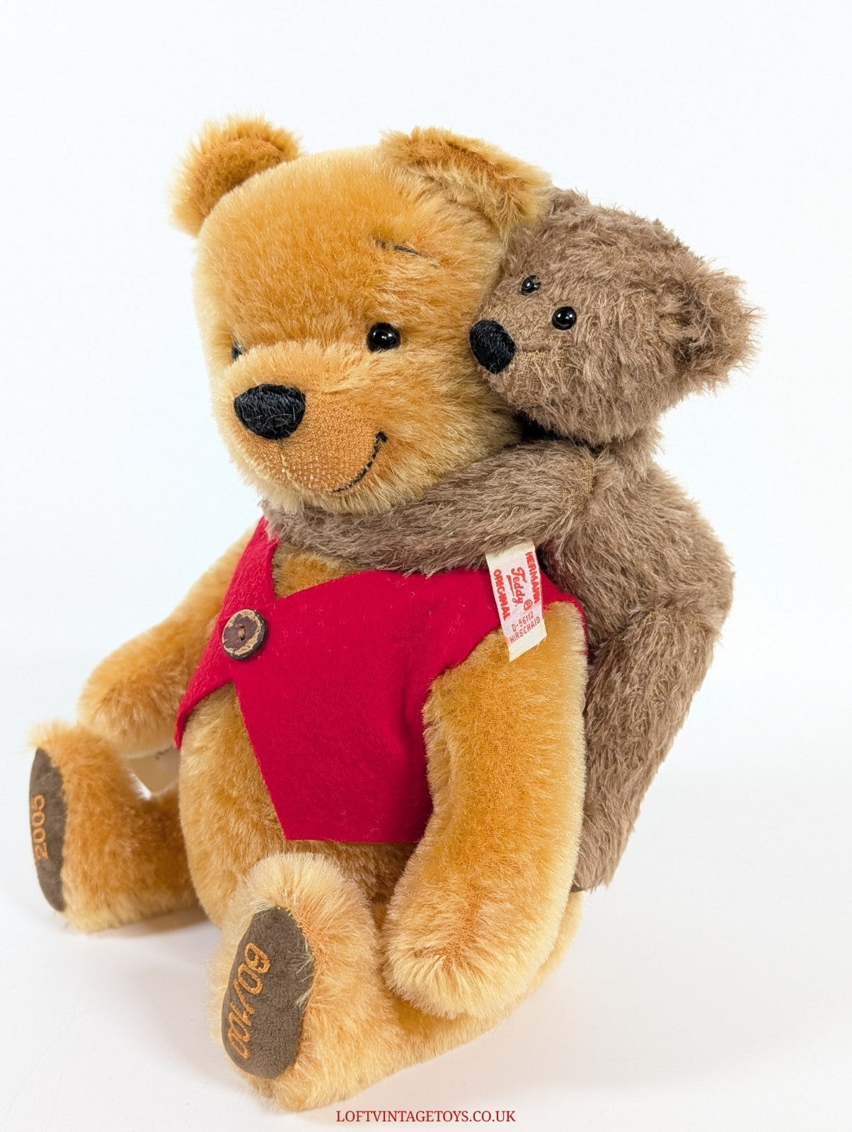 Hermann Teddy Winnie the Pooh Teddy Bear, Disney Epcot 2005, Ltd Ed of 100