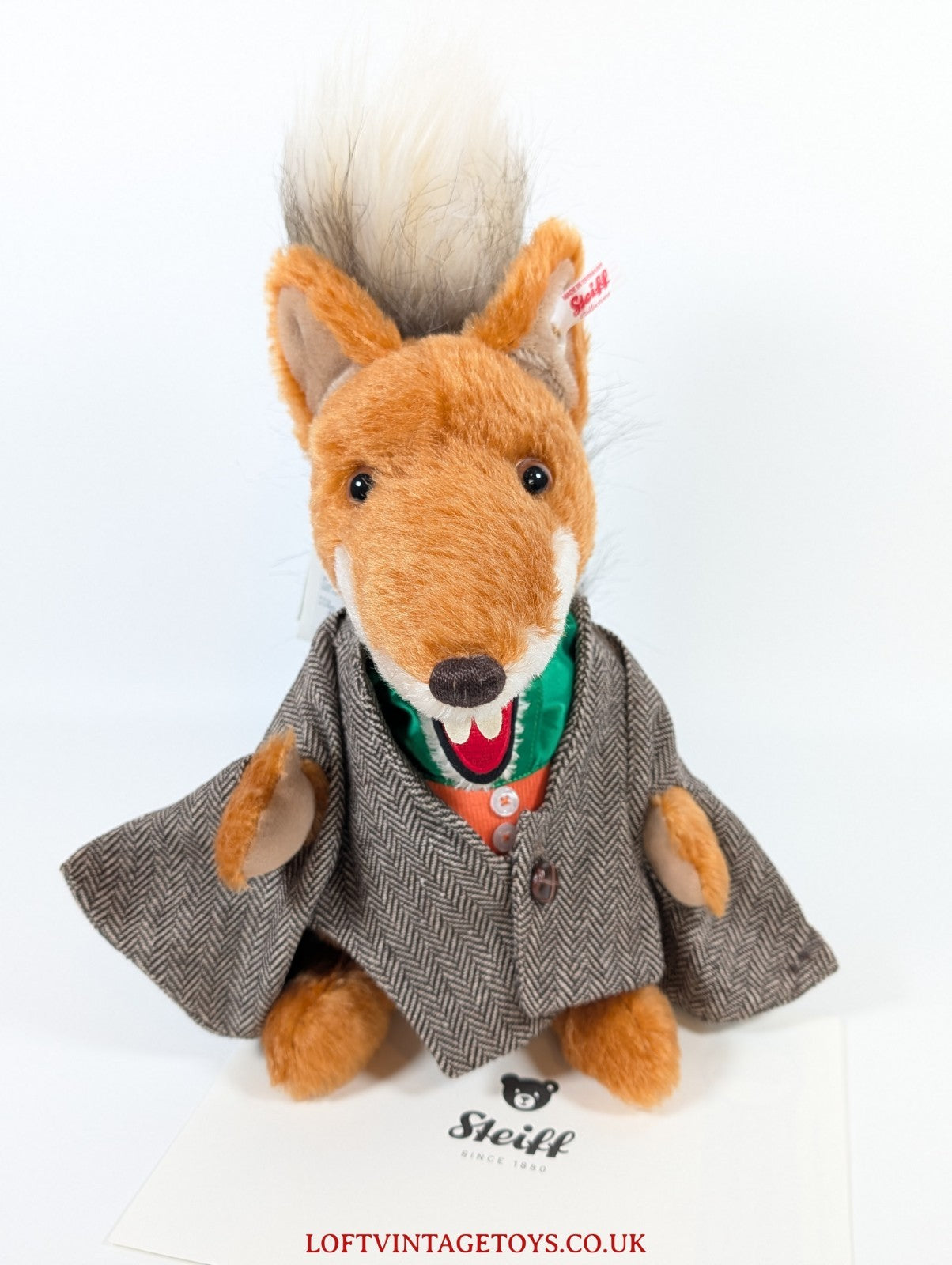 Steiff Basil Brush Bear, Ltd Edition of 3000 - 690969