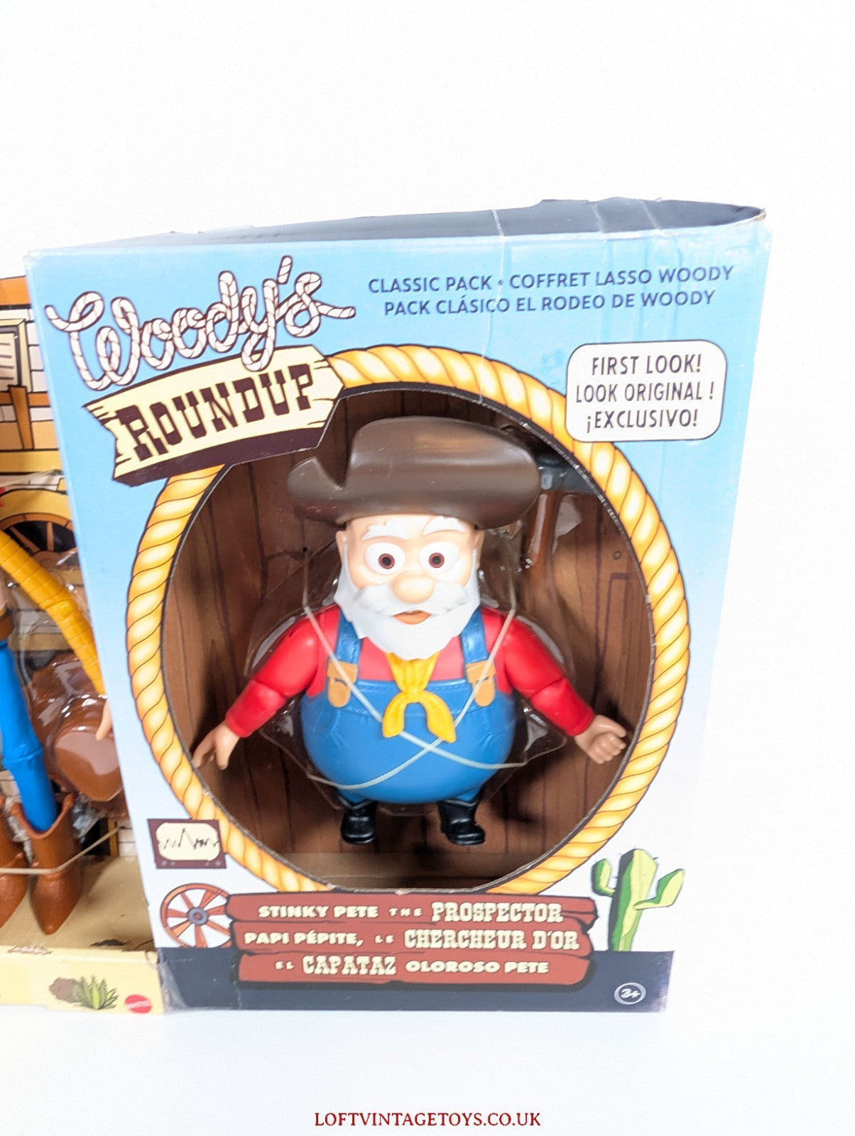 Mattel Toy Story Woody's Roundup with Stinky Pete the Prospector - Sealed