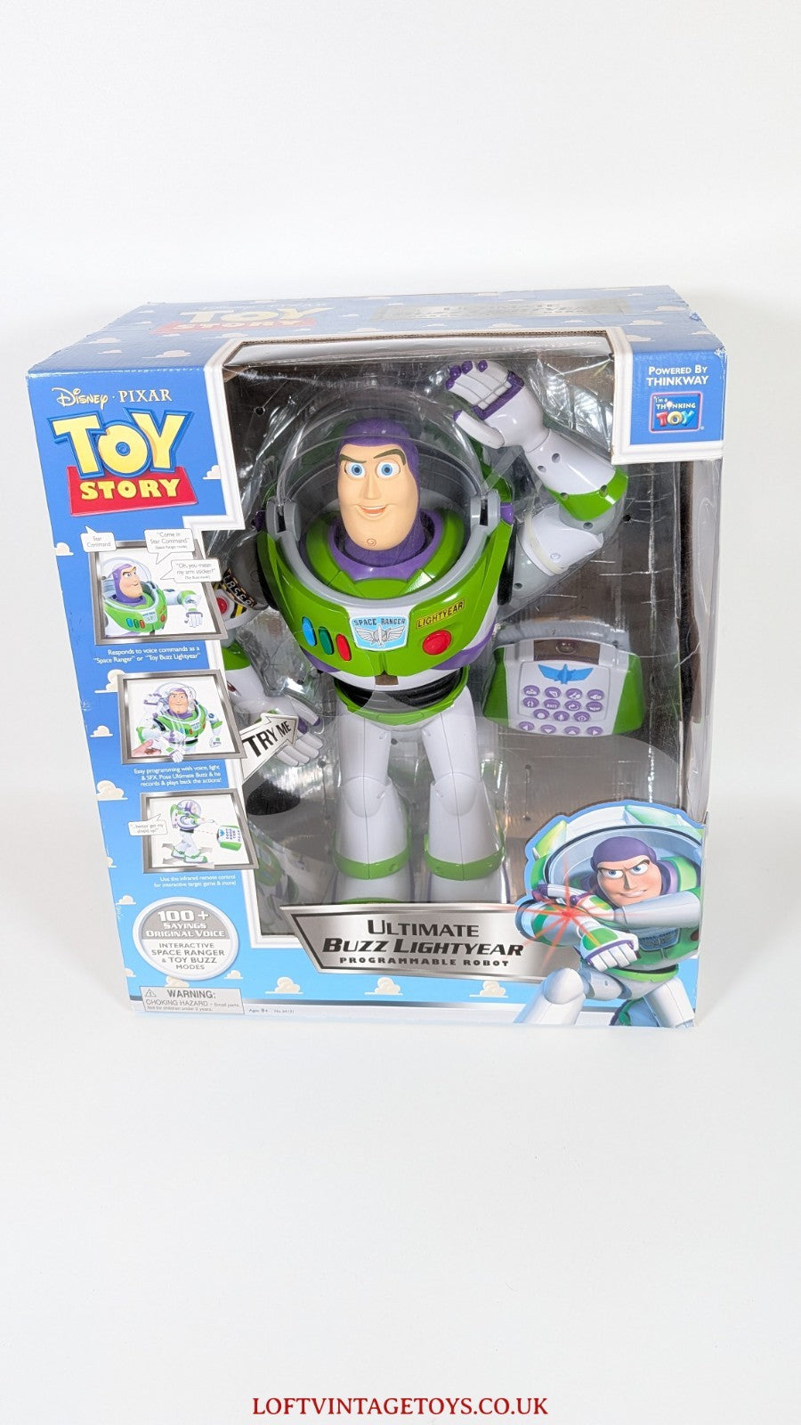 Pixar Toy Story Ultimate Buzz Lightyear Programmable Robot - New & Sealed