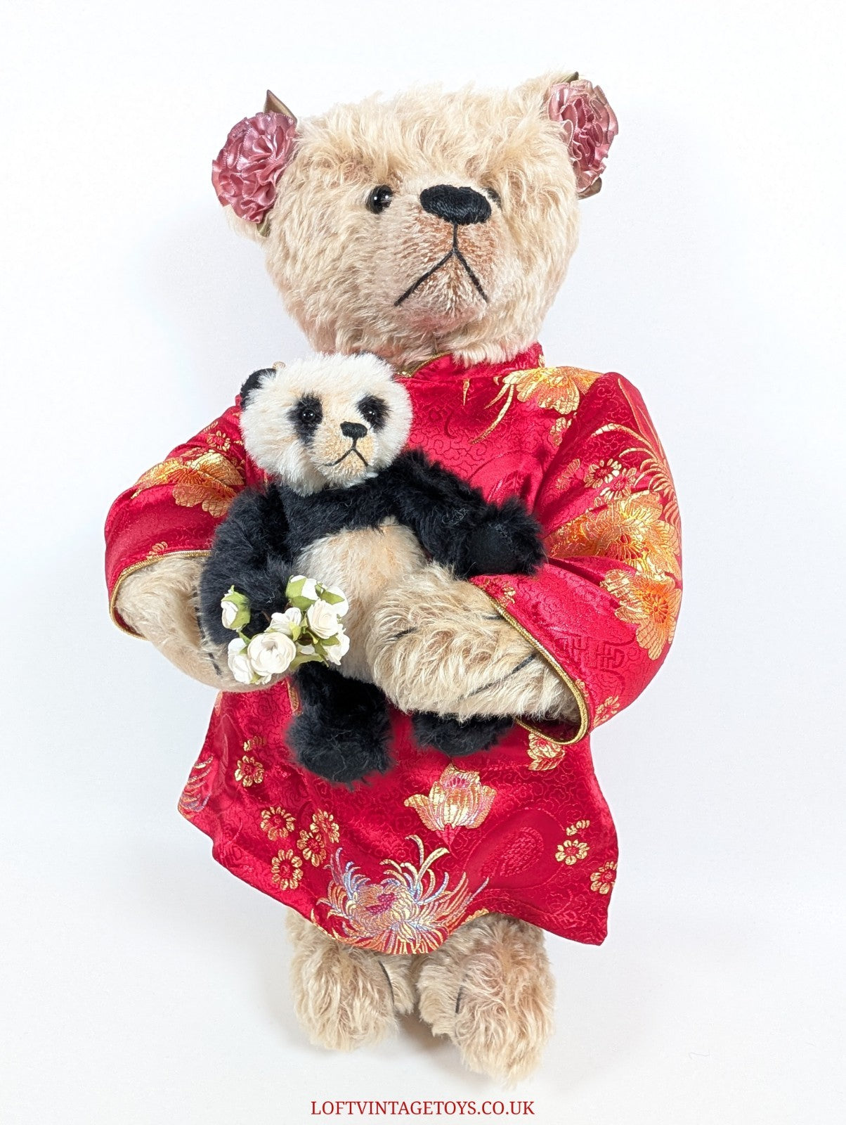 Whittle Le Woods "Mei Ying" Carrying a Panda Bear, Ltd Ed of 6