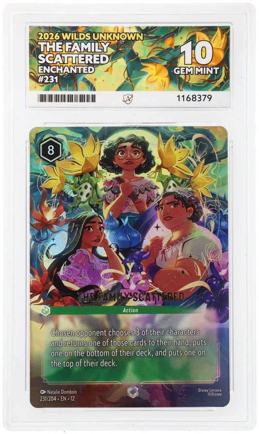 Lorcana The Family Scattered 231/204 Enchanted Disney Wilds Unknown Ace 10