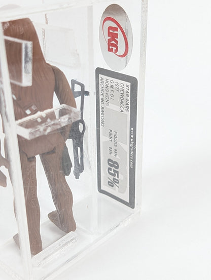 Vintage Star Wars Figure Chewbacca UKG 85% 1977 Hong Kong