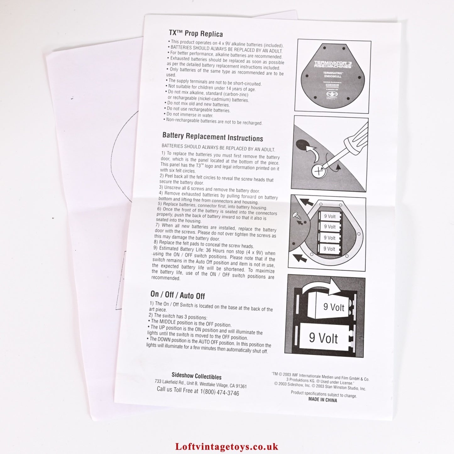 Terminator 3 Life Size Terminatrix Endoskull by Sideshow Collectibles