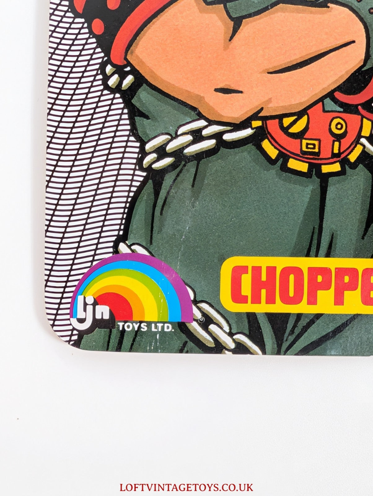 Vintage LJN Bionic Six Chopper 1986 Action Figure 3.75" MOC CARDED, 1980S - HTF