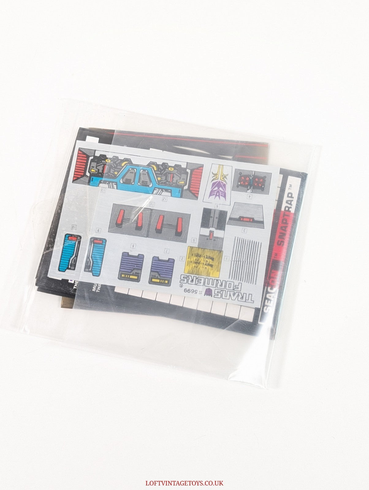 Hasbro vintage G1 Transformers Seacon Decepticon Leader Snaptrap