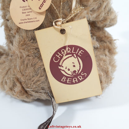 Charlie Bears Jake Teddy Bear - CB06030, from 2006, Ltd Ed 600, RARE
