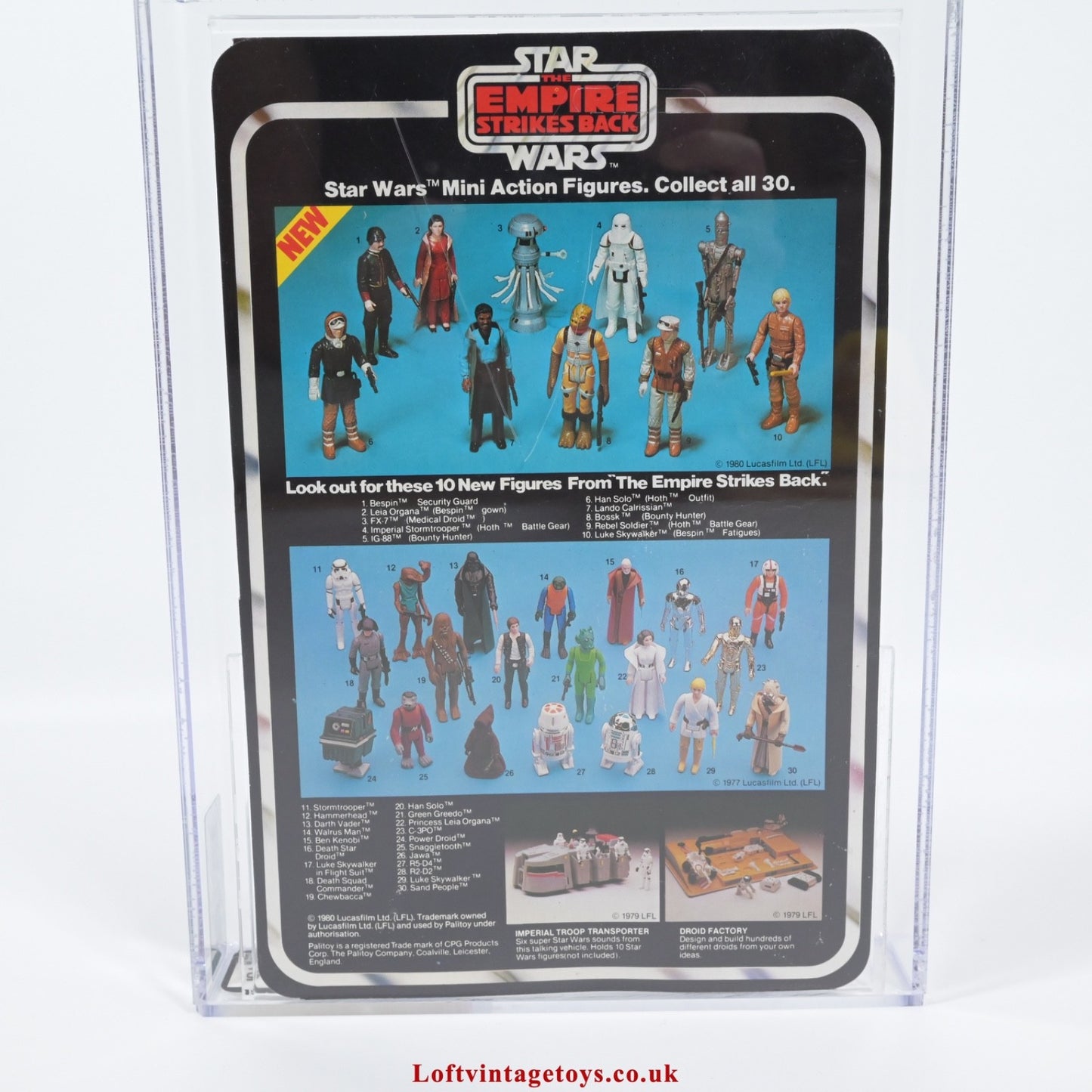 Palitoy Star Wars Action Figure Han Solo (Hoth Outfit) 30A Cardback