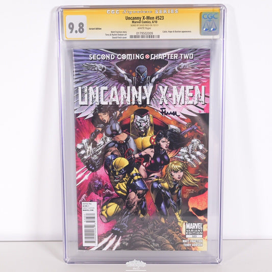 Uncanny X-Men #523 CGC Signature 9.8 (FINCH VARIANT) RARE