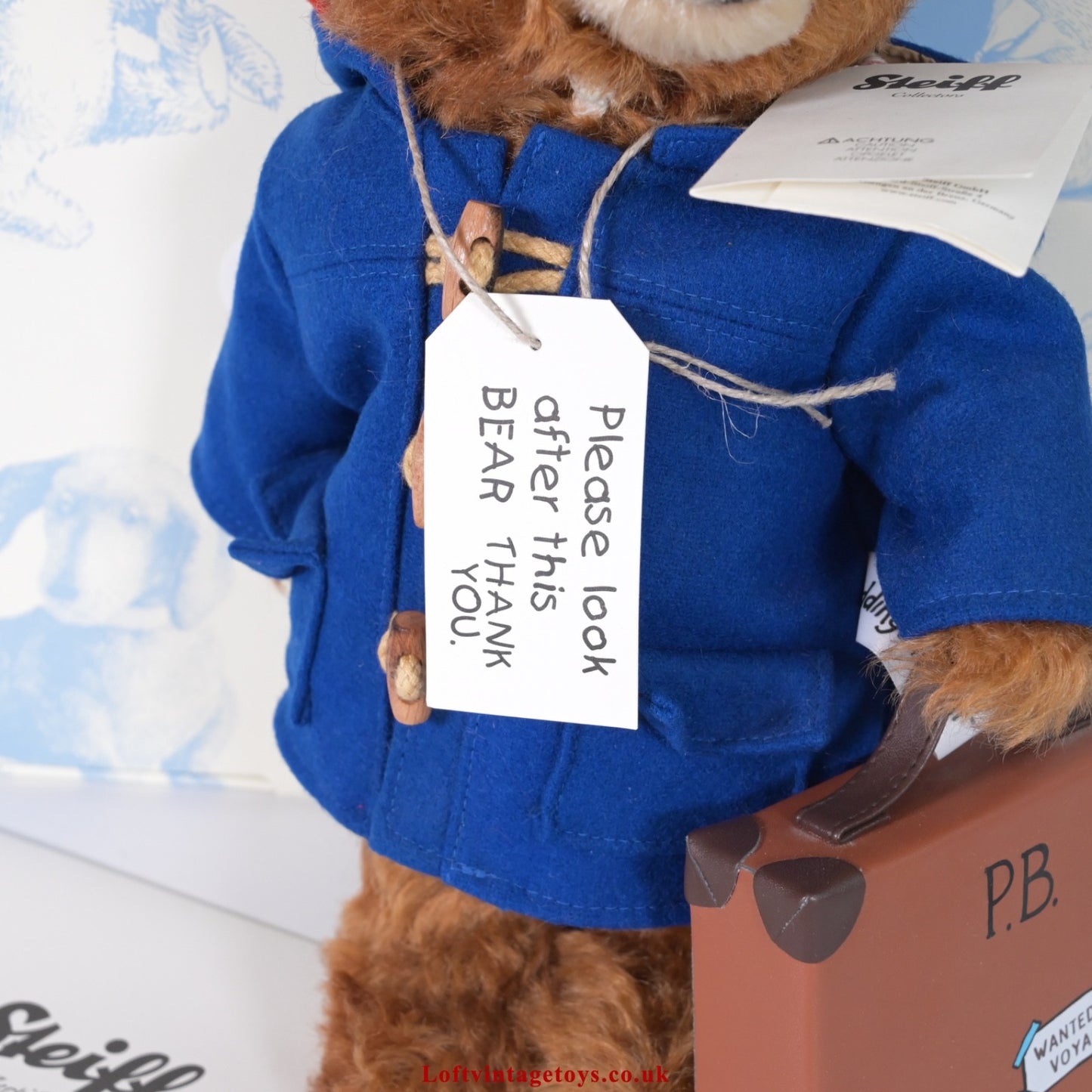 Steiff Paddington Bear - 664632, Ltd Ed, UK and Ireland Exclusive
