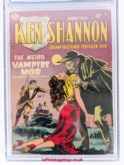 Ken Shannon #6 CGC 5.0, Quality Comics 1952