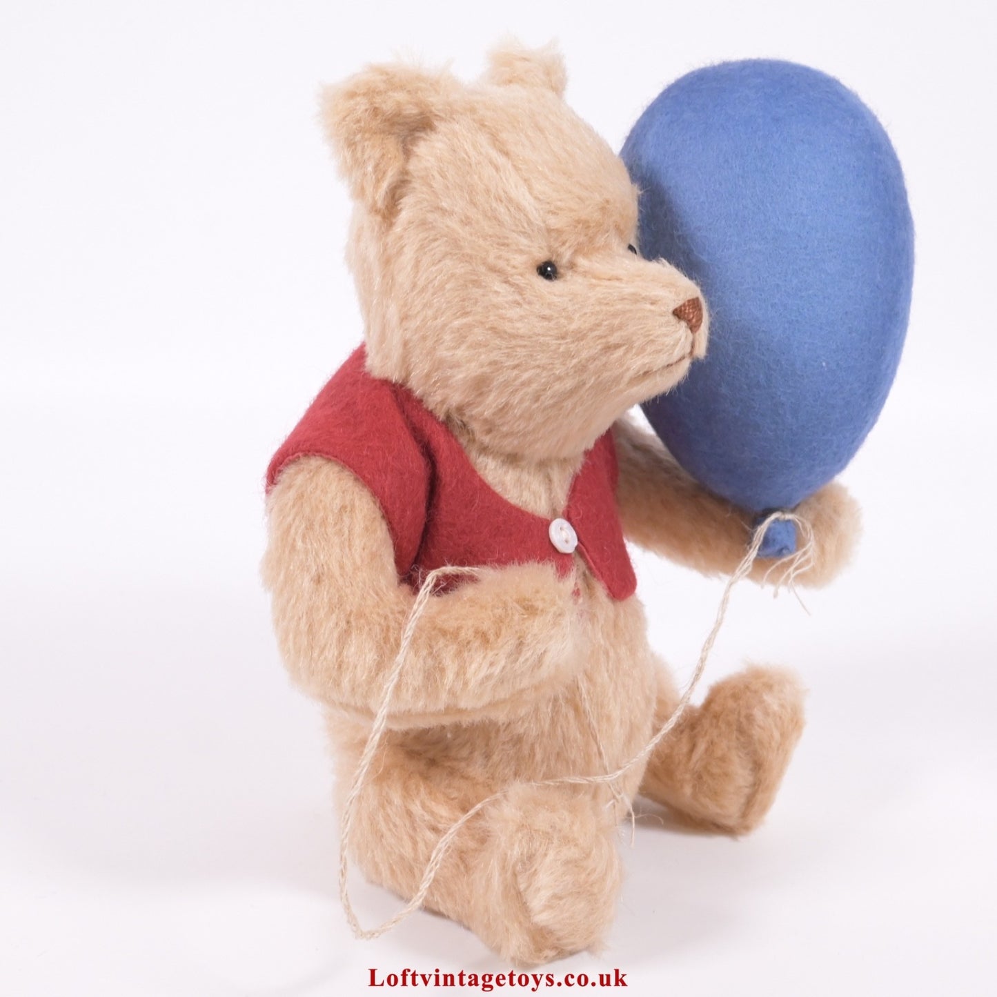 R.John Wright Winnie The Pooh Blue Balloon, Ltd Edition of 500