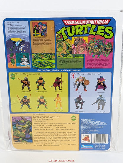 Teenage Mutant Ninja Turtles 1988 Donatello 10 Back Unpunched - UKG 85