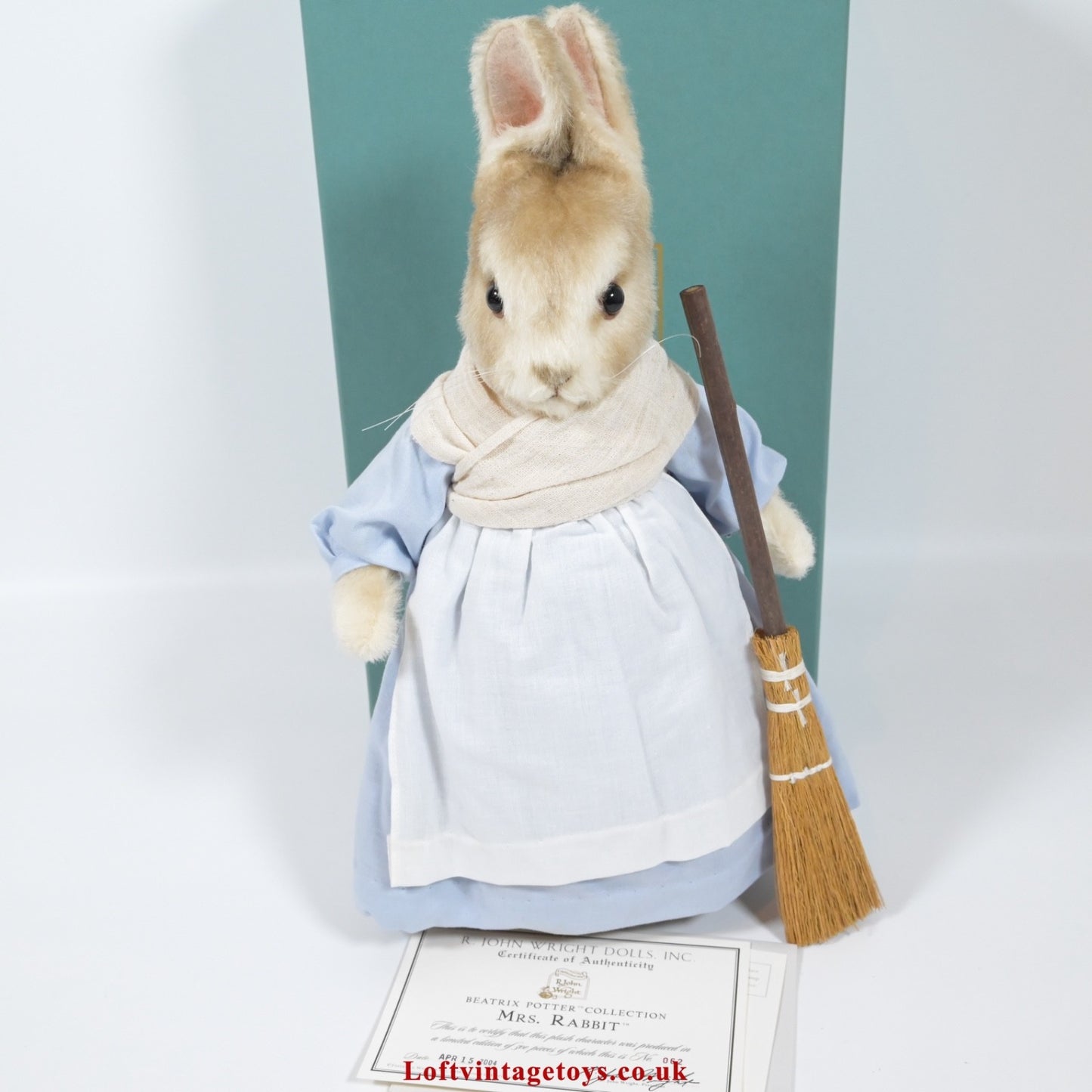 R John Wright  Beatrix Potter Mrs Rabbit, Ltd Ed of 500