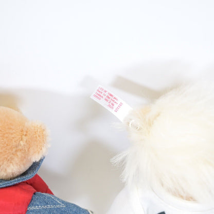 Steiff Back To The Future Two Piece Teddy Bear Set - Limited Edition / 355325