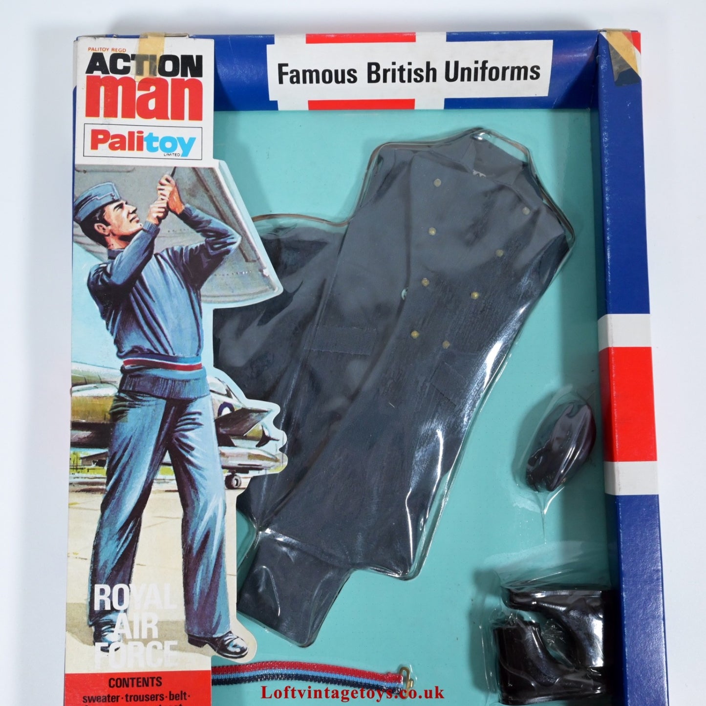 Vintage Palitoy Action Man Famous British Uniforms Royal Air Force Outfit