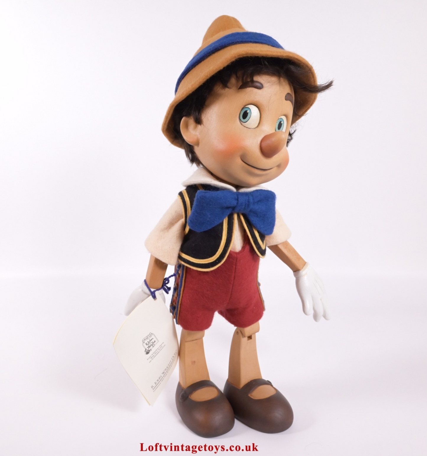R. John Wright Pinocchio, Larger 16" Ltd Ed Version of 500