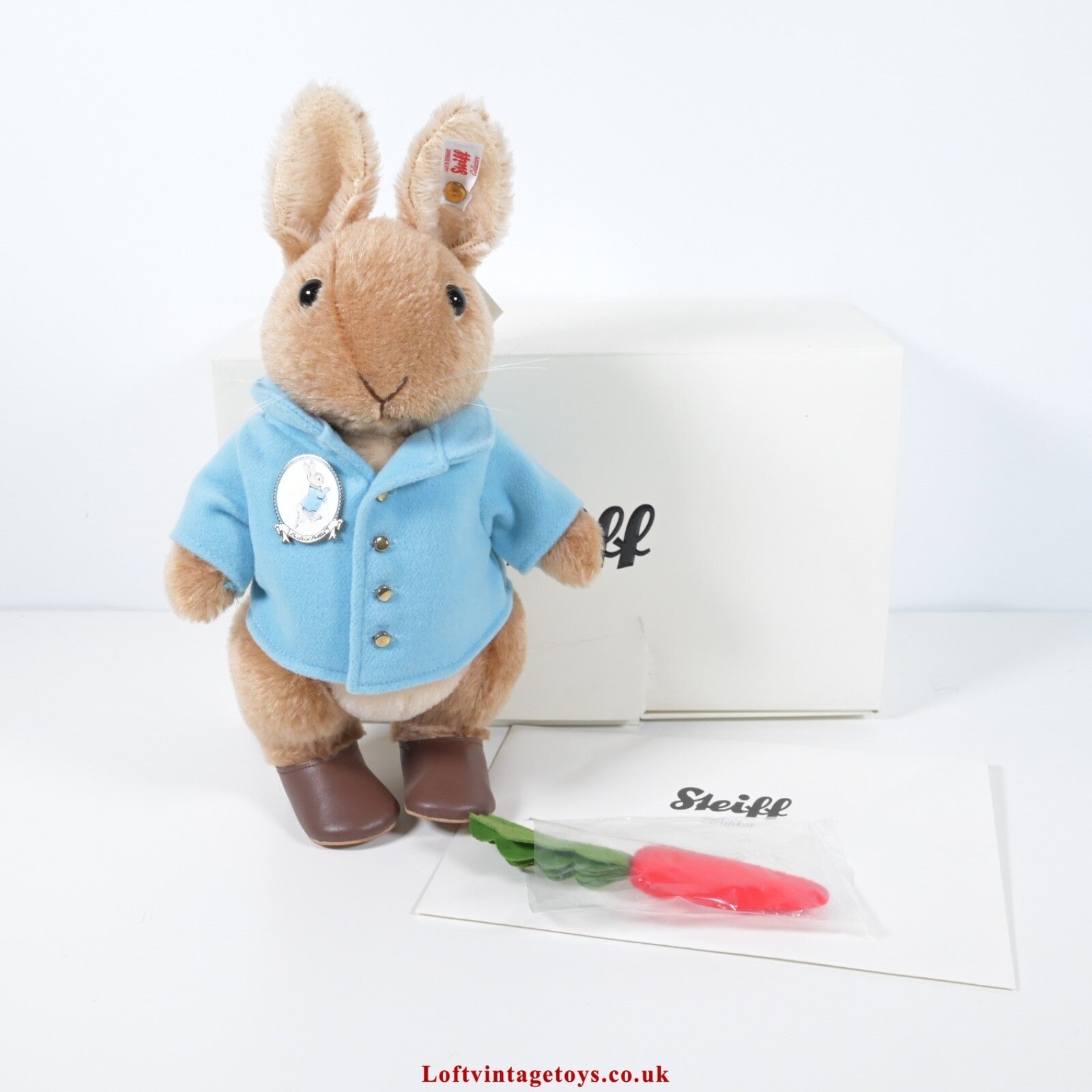 Steiff Peter Rabbit Celebrating 150 Years, Ltd Ed – LoftVintageToys