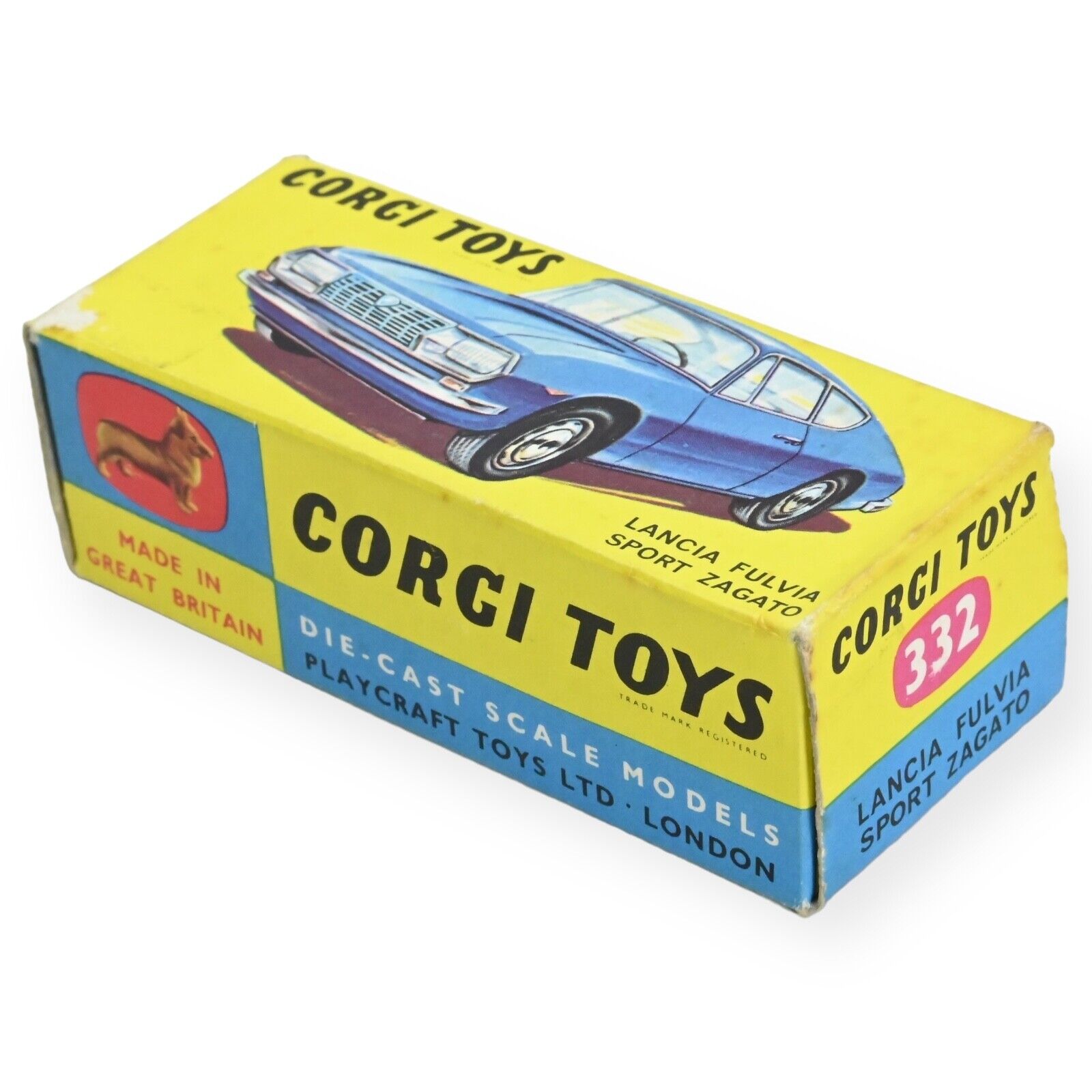 Corgi Toys Boite Vide Lancia Fulvia Sport Zagato 332 No Spot Corgi Toys Boite Vide Lancia Fulvia Sport Zagato 332 No Spot