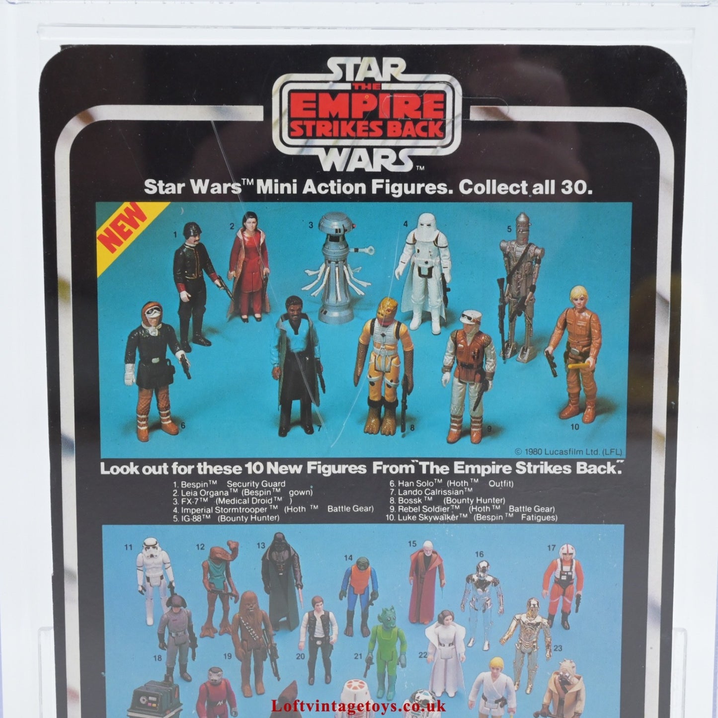 Palitoy Star Wars Action Figure Han Solo (Hoth Outfit) 30A Cardback