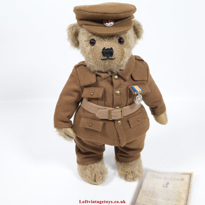 Merrythought Soldier Teddy Bear The Fallen, Ltd Edition of 1918