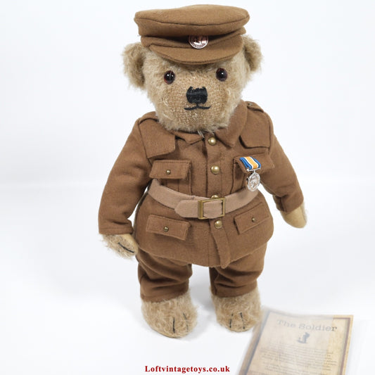 Merrythought Soldier Teddy Bear The Fallen, Ltd Edition of 1918