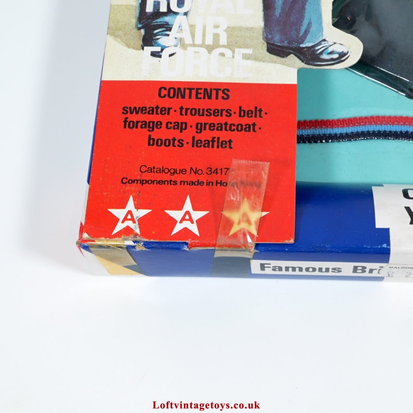 Vintage Palitoy Action Man Famous British Uniforms Royal Air Force Outfit