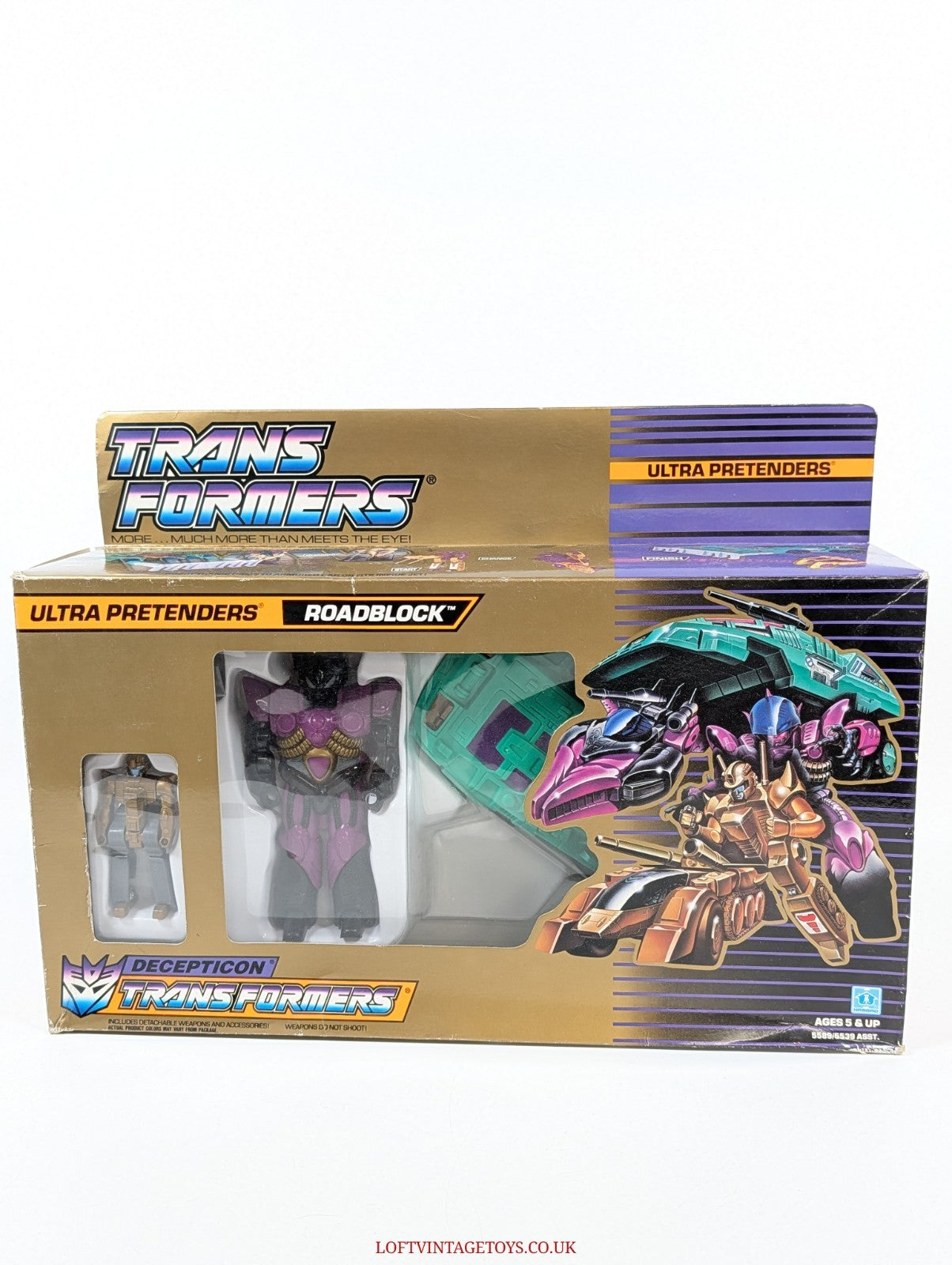 Hasbro 1988 Transformers Ultra Pretenders Roadblock- Sealed inside